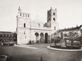 Monreale Cathedral Duomo Palermo Sicily Italy Piazza Towers Vtg. Photo 19thC.