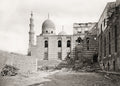 City Dead Tombs Caliphs Cairo Mosque Minaret Vtg. Photo 19thC.