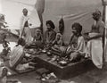 India Fakirs Holy Men Group Ritual Children Turbans Vtg. Photo 19thC.