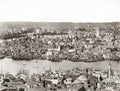 Constantinople Istanbul Bosphorus View Galata Tower Cityscape Vtg. Photo 19thC.
