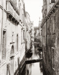 Venice Rio San Antonio Canal Gondola Buildings Architecture Vtg. Photo 19thC.