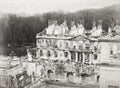 Palace St Cloud Ruins War Damage Destruction Rubble Vtg. Photo 19thC.