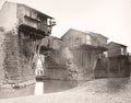 Chaozhou China Bridge Houses Stilts River Architecture Vtg. Photo 19thC.