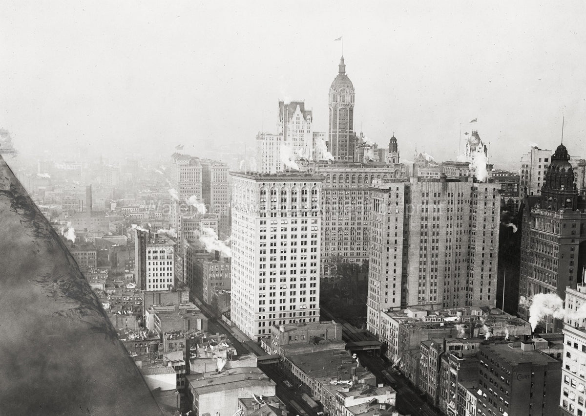 Manhattan New York Cityscape Whitehall Building Skyscrapers Vtg. Photo 20thC.
