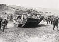 World War France Battlefield Armoured Car Tank Soldiers Vtg. Photo WW1