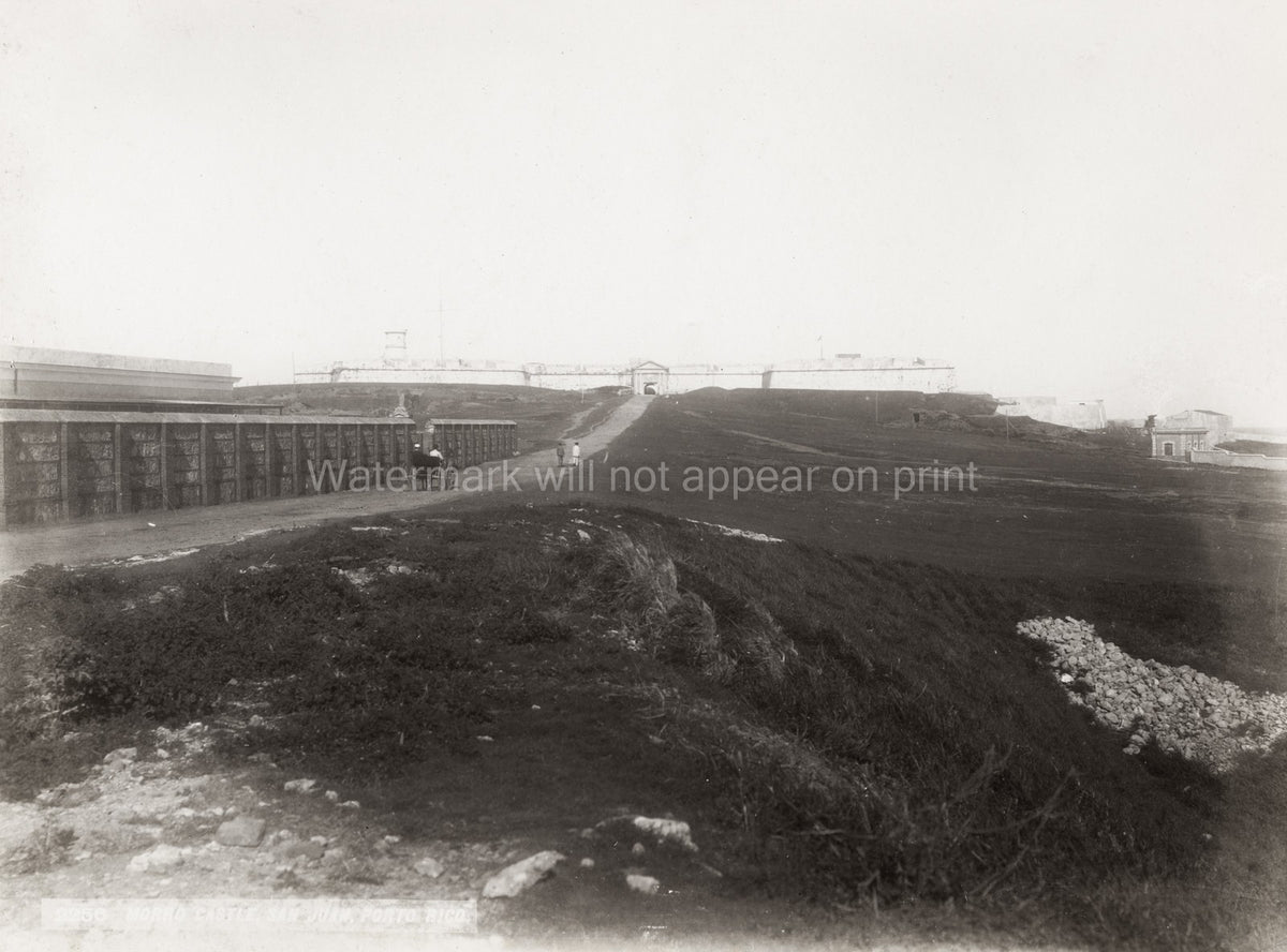 Morro Castle San Juan Puerto Rico Fortress Fortification Vtg. Photo 19thC.