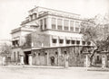 Calcutta India Colonial Offices Architecture Street Scene Vtg. Photo 19thC.