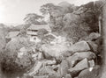 China White Stag Temple Amoy Xiamen Boulders Architecture Vtg. Photo 19thC.