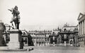 King Louis XIV Equestrian Statue Palace Versailles France Vtg. Photo 19thC.