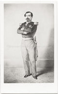 French General Lamoricire Military Uniform Portrait Sword Vtg. Photo 19thC.