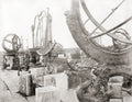 Peking Beijing Observatory China Astronomical Instruments Vtg. Photo 19thC.