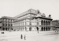 Vienna State Opera House Austria Architecture Street Scene Vtg. Photo 19thC.