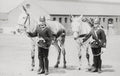 British Army Service Corps Soldiers Pack Mules Regiment Vtg. Photo 19thC.