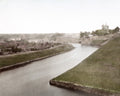 Tokyo Castle Moat Fortress Walls Landscape Architecture Japan Vtg. Photo 19thC.