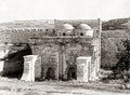 Jerusalem Golden Gate Interior Palestine Israel Ancient Domes Vtg. Photo 19thC.