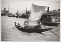 Calcutta Hooghly River Boat Harbor Scene Ships Docks India Vtg. Photo 20thC.