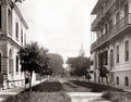 Shameen Canton China Colonial Architecture Street Scene Church Vtg. Photo 19thC.
