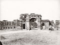 Lucknow Residency India Ruins Archway Damaged Buildings Vtg. Photo 19thC.