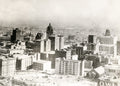 San Francisco California Aerial View Cityscape Skyline Vtg. Photo 20thC.