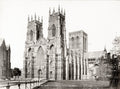 York Minster England Church Cathedral Gothic Architecture Vtg. Photo 19thC.