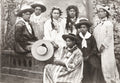 Pacific Islands Women Fiji Tahiti Samoa Studio Portrait Hats Vtg. Photo 19thC.
