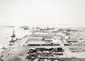Port Said Egypt Suez Canal Docks Harbor Ships Waterfront Vtg. Photo 19thC.