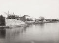 Cuba Matanzas Yumuri River Waterfront Cityscape Stone Wall Vtg. Photo 19thC.