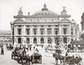Paris Opra Garnier Beaux-Arts Architecture Horse Traffic Vtg. Photo 19thC.