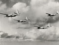 Germany Douglas A-26 Invaders Light Bombers Flight Formation Vtg. Photo WW2
