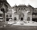 Gateway Palace Amber India Mughal Architecture Courtyard Vtg. Photo 19thC.