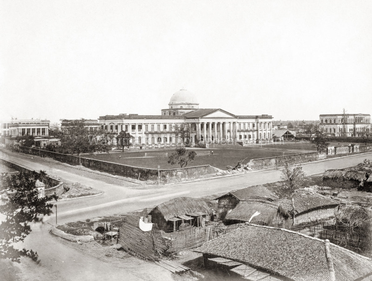 Calcutta India General Post Office GPO Colonial Architecture Vtg. Photo 19thC.