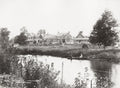 Christchurch Hospital New Zealand River Boating Tudor Vtg. Photo 19thC.
