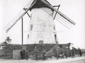 WW1 Royal Army Medical Corps Soldiers Windmill Red Cross Vtg. Photo