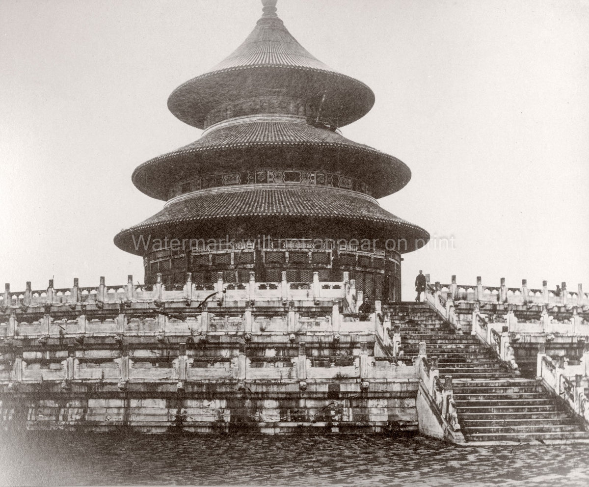 Beijing China Temple Heaven Pagoda Architecture Altar Vtg. Photo 19thC.