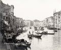 Venice Italy Grand Canal Gondolas Boats Gondoliers Palaces Vtg. Photo 19thC.