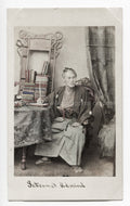 Satsuma's Admiral Japan Senior Naval Official Samurai Portrait Vtg. Photo 19thC.